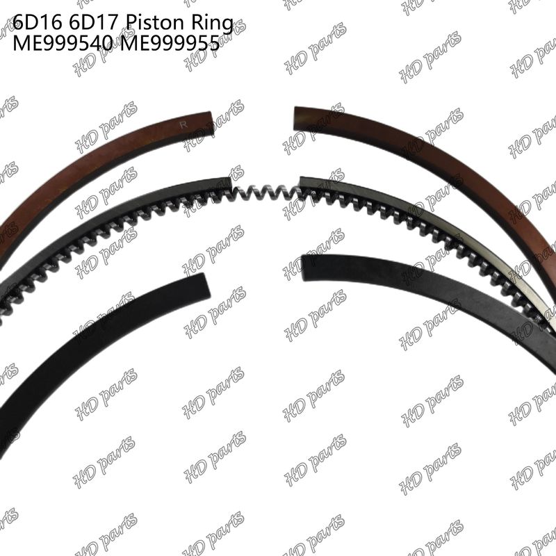 Appui en ligne anneau de piston 6D16 6D17 ME999540 ME999955 Convient pour les pièces de rechange du moteur Mitsubishi joints de cylindre