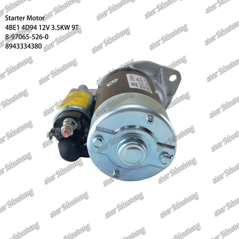Moteur de démarrage 4BE1 4D94 12V 9T 8-97065-526-0 8943334380 Adapté pour pour les pièces de moteur Komatsu