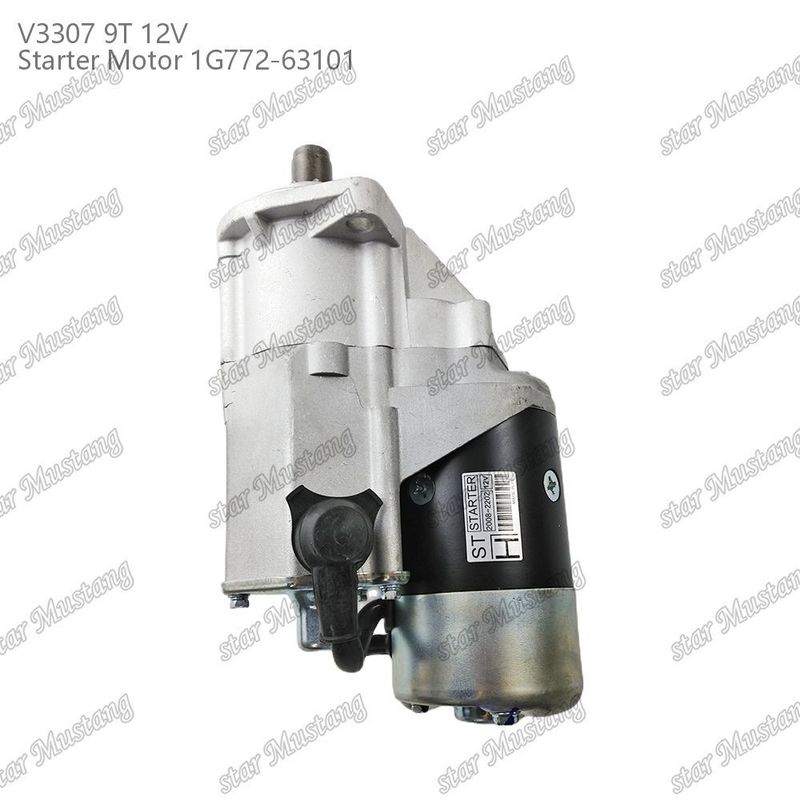 Moteur de démarrage V3307 9T 12V 1G772-63101 Adapté pour pour les pièces moteur KUBOTA