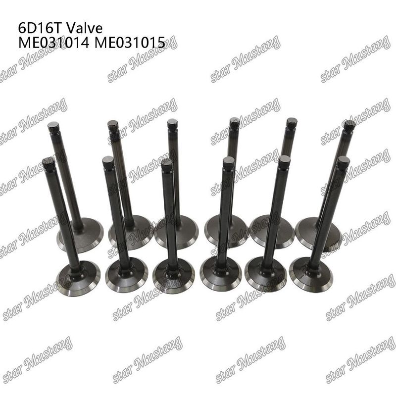 Valve à structure intégrale 6D16T IN ME031014 EX ME031015 Moteur diesel Partie originale en stock avec support en ligne Après