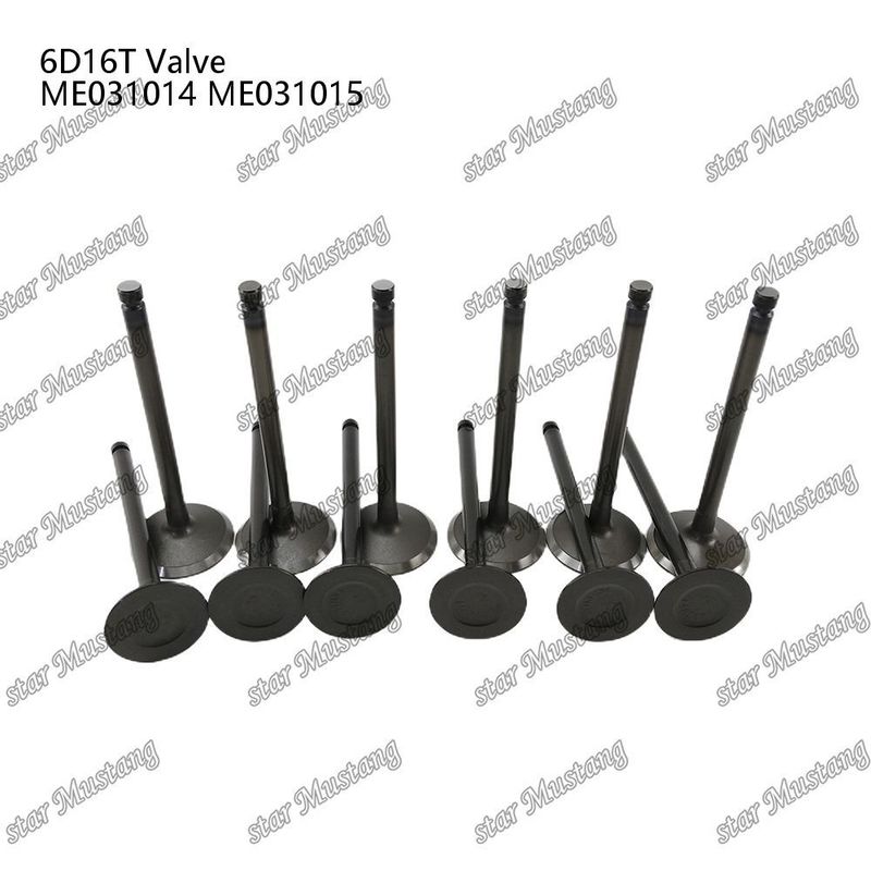 Valve à structure intégrale 6D16T IN ME031014 EX ME031015 Moteur diesel Partie originale en stock avec support en ligne Après