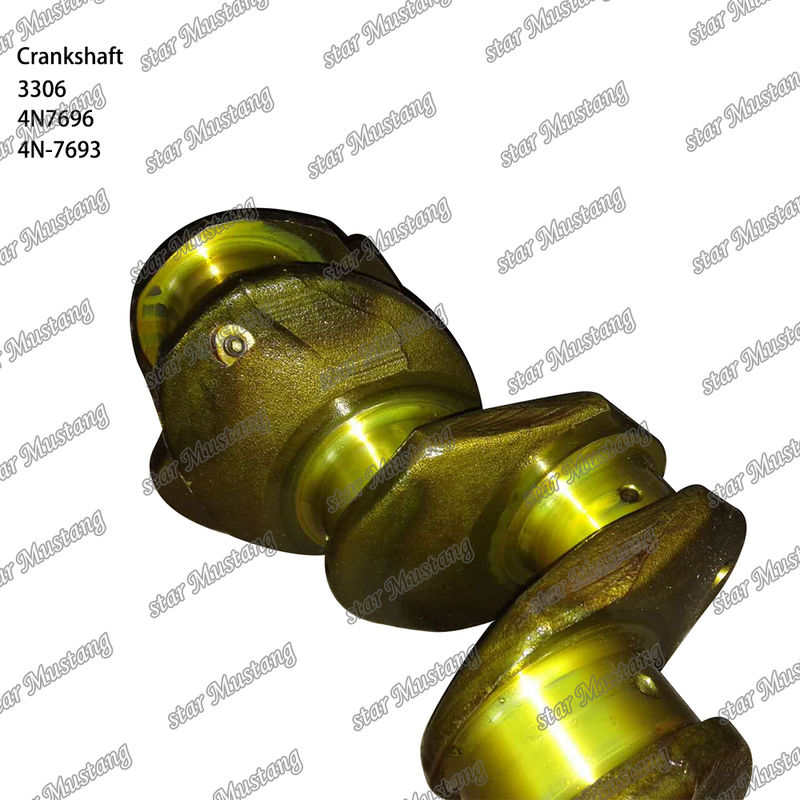 Acier forgé 4N7696 4N-7693 Pièces de moteurs diesel CAT 3306  Excavatrice Bus Camion  Vilebrequin