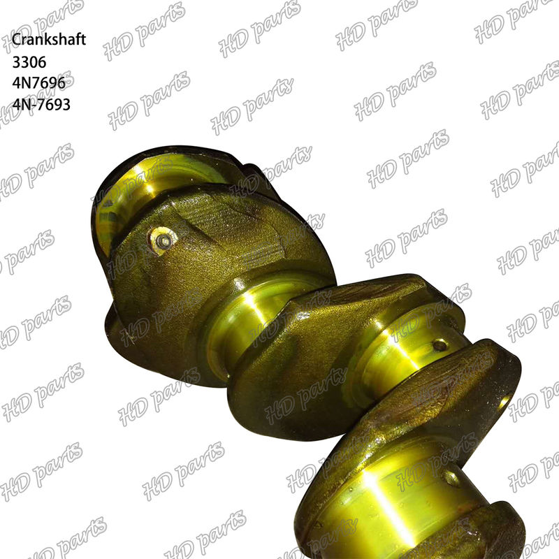 Acier forgé 4N7696 4N-7693 Pièces de moteurs diesel CAT 3306  Excavatrice Bus Camion  Vilebrequin