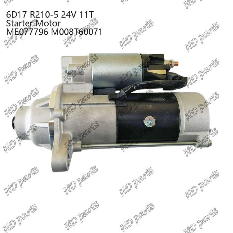 6D17 24V 11T R210-5 ME077796 M008T60071 Démarreur de moteur diesel Autre certification