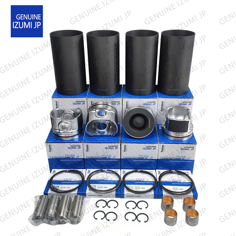 Kit de chemise de cylindre V3800T piston 1J508-21110 pour pièces de réparation de moteur diesel Kubota