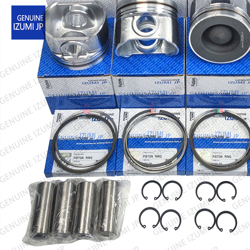Kit de chemise de cylindre V3800T piston 1J508-21110 pour pièces de réparation de moteur diesel Kubota