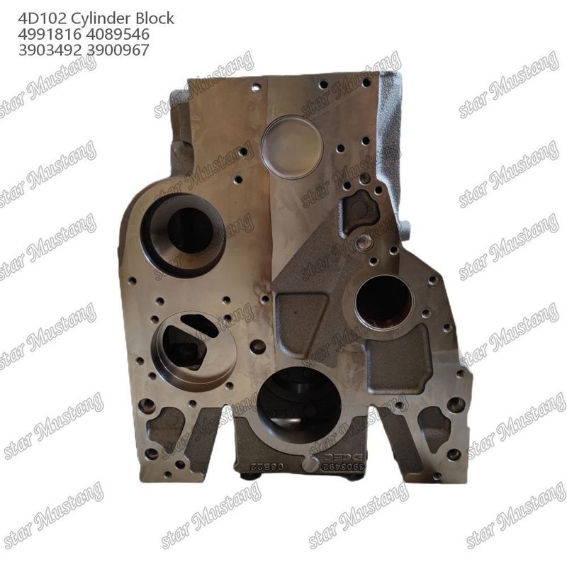 Bloc-cylindres 4D102 4991816 4089546 3903492 3900967 Pour Pièces de Réparation de Moteur Diesel Cummins