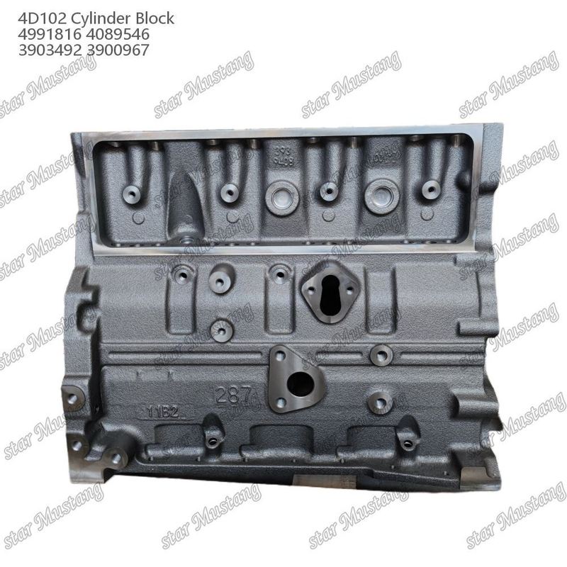 Bloc-cylindres 4D102 4991816 4089546 3903492 3900967 Pour Pièces de Réparation de Moteur Diesel Cummins