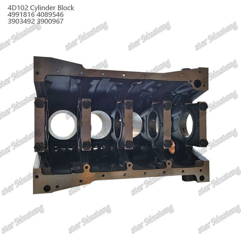 Bloc-cylindres 4D102 4991816 4089546 3903492 3900967 Pour Pièces de Réparation de Moteur Diesel Cummins