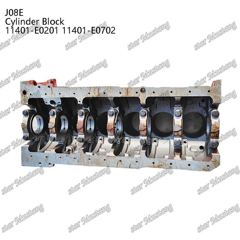 Cylinder Block J08E 11401-E0201 11401-E0702 For Hino Diesel Engine Repair Parts